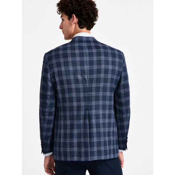 Michael Kors Men Classic Fit Sport Coat Dark Blue Size 42R - Picture 4 of 4